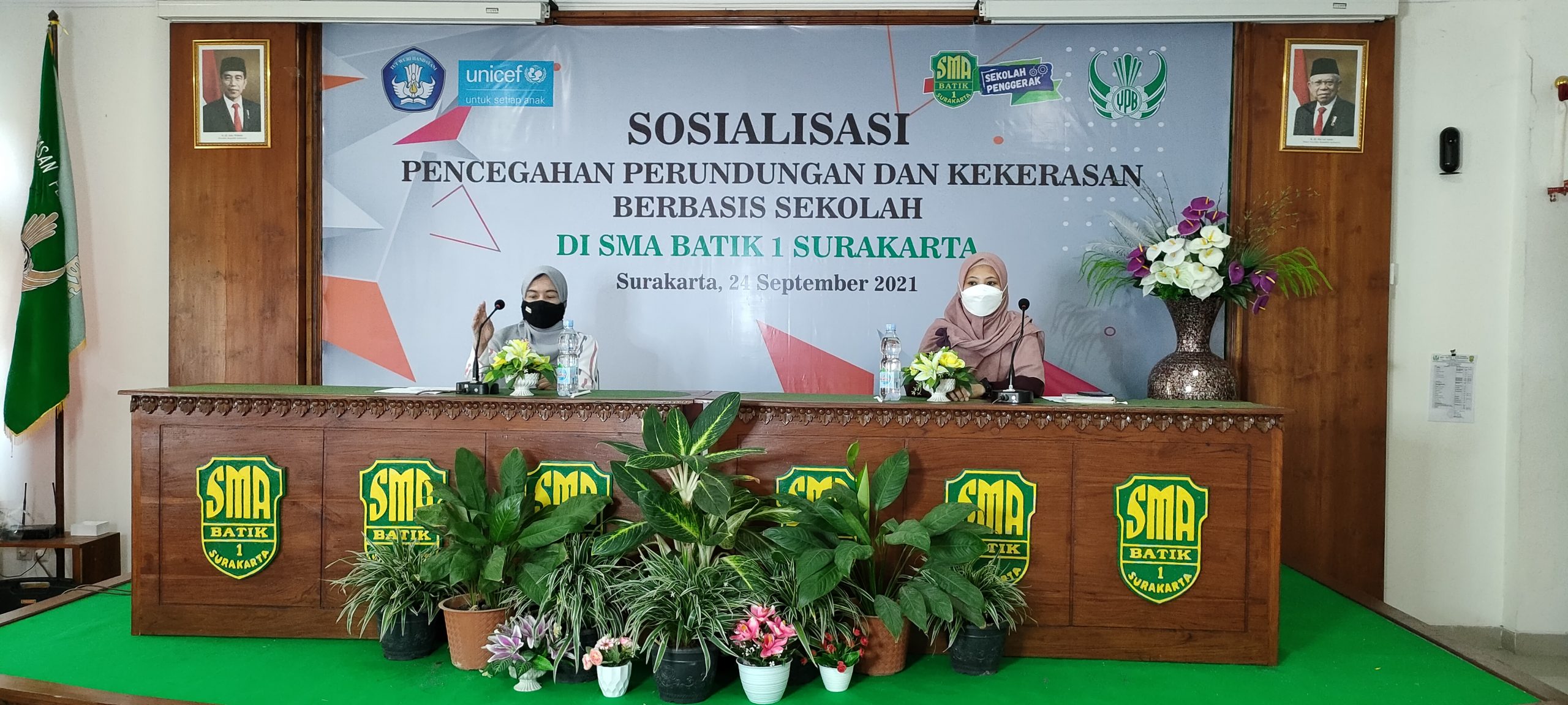 Sosialisasi Pencegahan Perundungan dan Kekerasan Berbasis Sekolah di SMA Batik 1 Surakarta