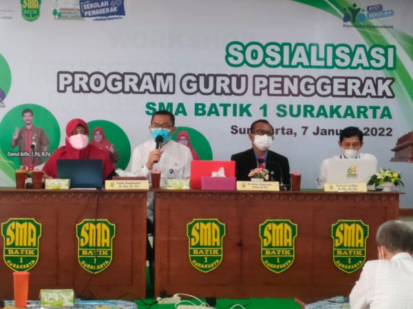 SOSIALISASI GURU PENGGERAK SMA BATIK 1 SURAKARTA