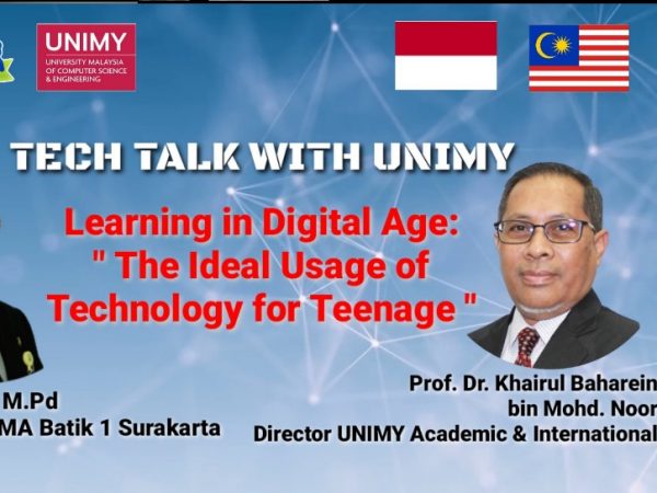 TECH TALK SMA BATIK 1 BERSAMA UNIMY MALAYSIA