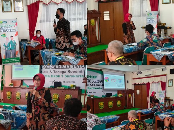 In House Training (IHT) Program Sekolah Penggerak SMA Batik 1 Surakarta