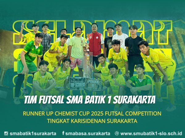Runner Up Chemist Cup 2025 Futsal Competition Tingkat Karesidenan Surakarta