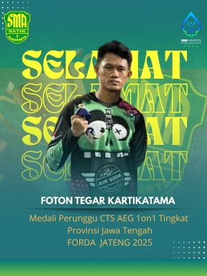 Medali Perunggu CTS AEG 1on1 Tingkat Provinsi Jawa Tengah Forda Jateng 2025