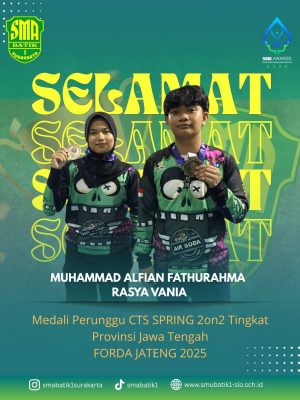 Medali Perunggu CTS Spring 2on2 FORDA JATENG 2025