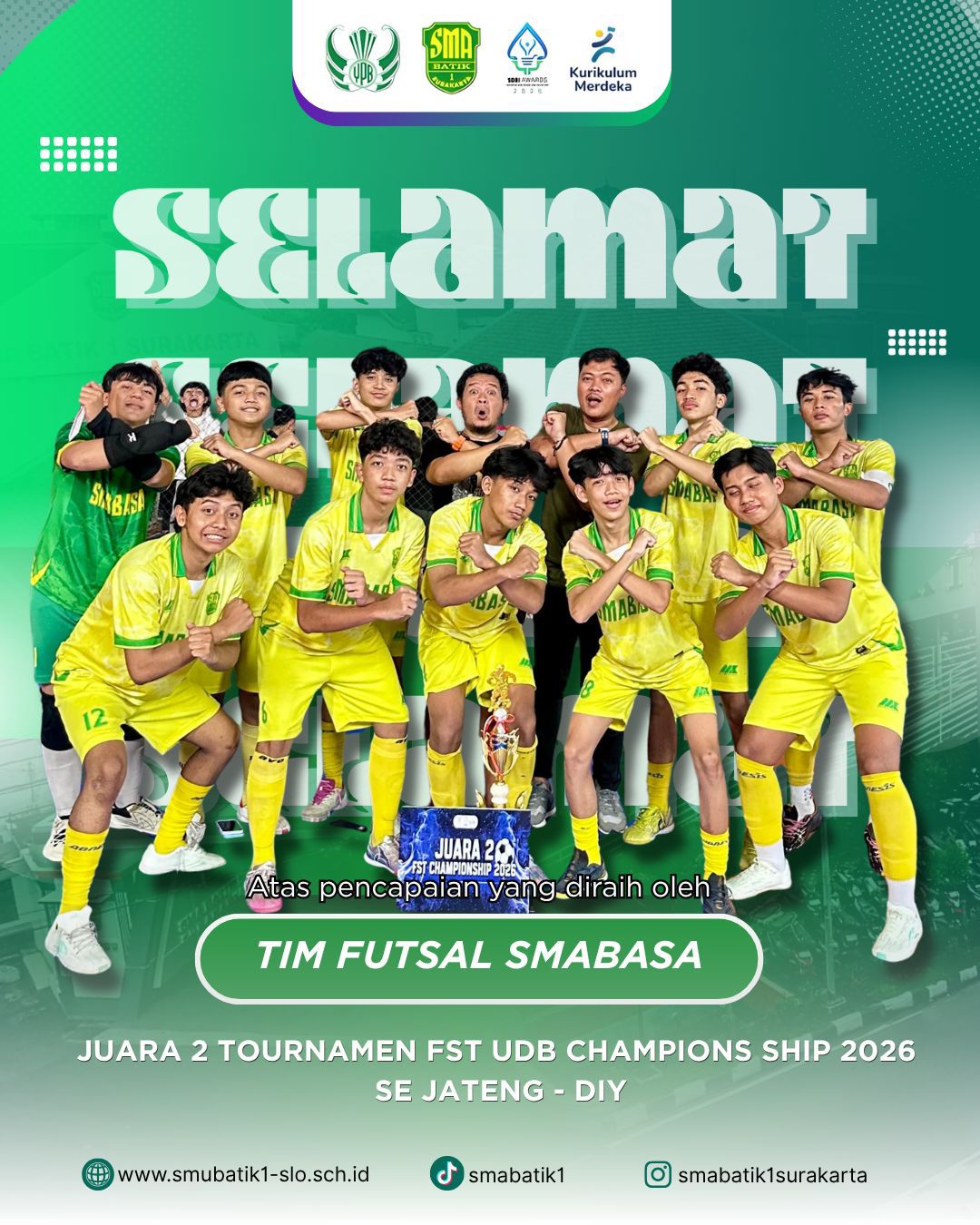Juara II Tournamen FST UDB Champions Ship Se-Jateng DIY