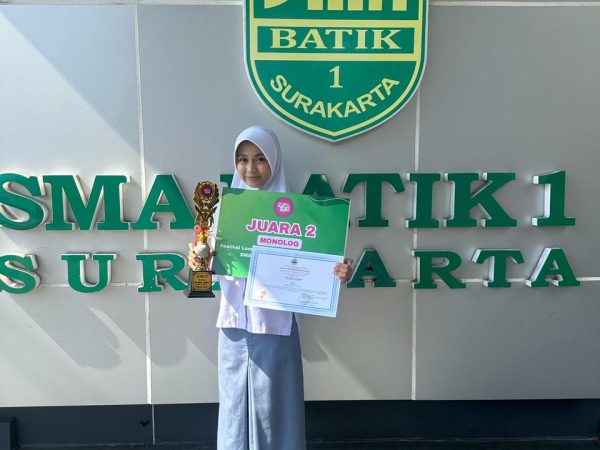 SMA Batik 1 Surakarta Raih Empat Prestasi Juara dalam Seleksi FLS3N Kota Surakarta 2026 SMA Batik 1 Surakarta Raih Empat Prestasi Juara dalam Seleksi FLS3N Kota Surakarta 2026