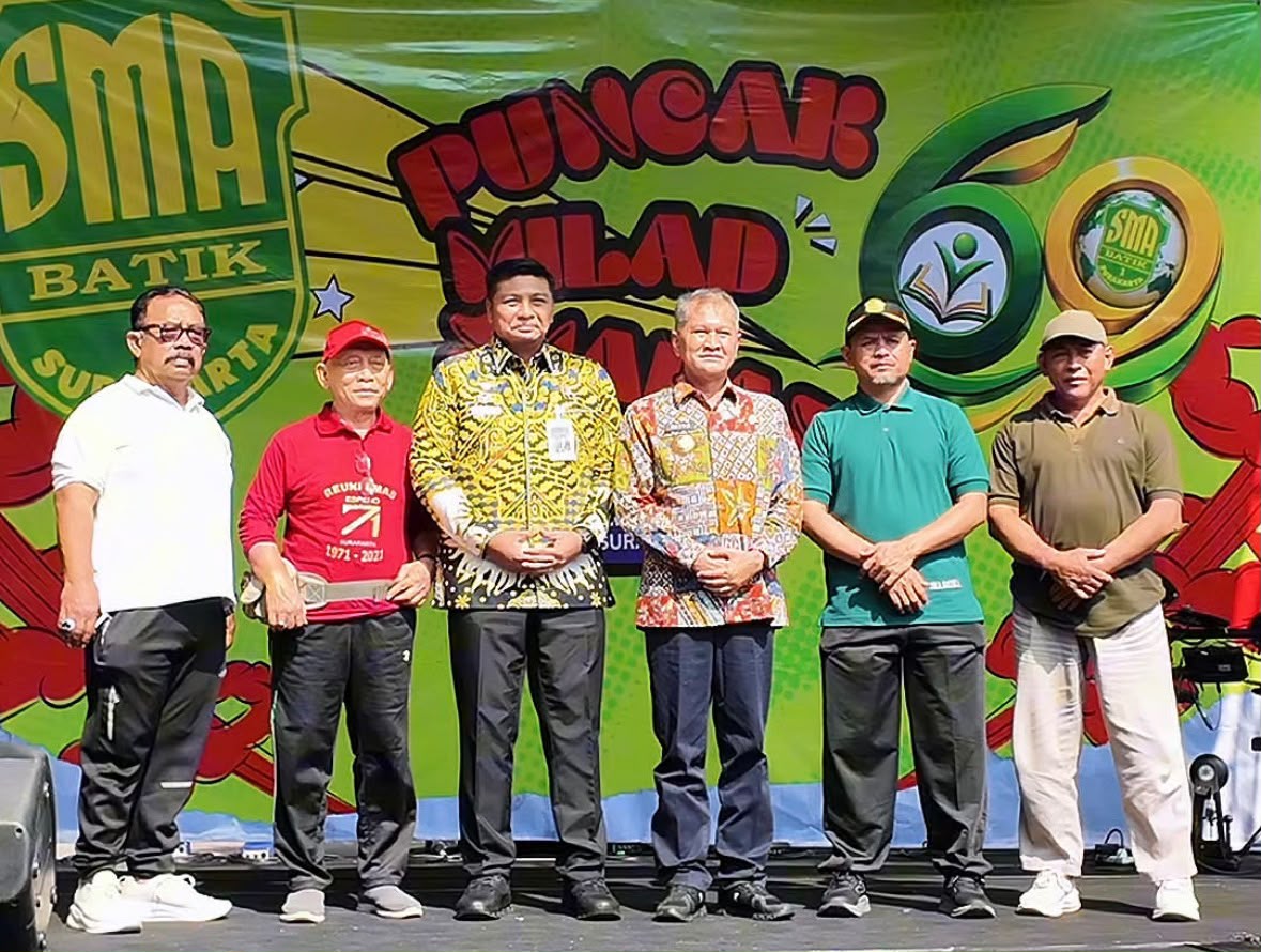 Puncak Milad ke-69 SMA Batik 1 Surakarta Meriah dengan Pensi, Grand Final Putra Putri Batik 2026, dan Peluncuran Buku Karya Siswa Puncak Milad ke-69 SMA Batik 1 Surakarta Meriah dengan Pensi, Grand Final Putra Putri Batik 2026, dan Peluncuran Buku Karya Siswa